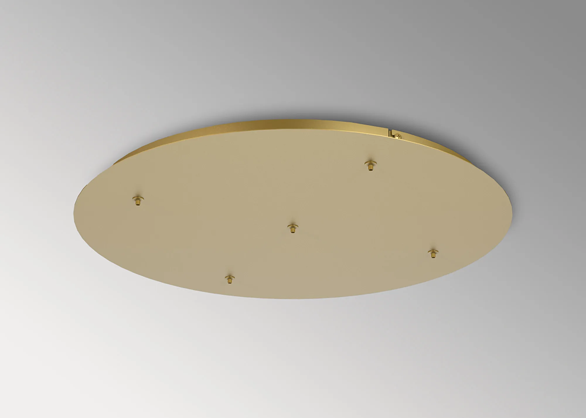 Elsa 5 Hole 600mm Round Canopy Kit Gold M8267  Mantra Elsa Bespoke